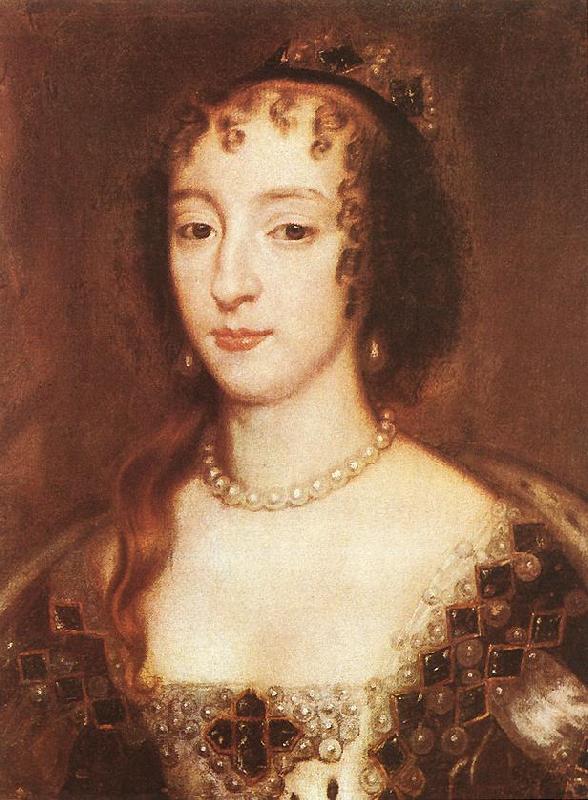 LELY, Sir Peter Henrietta Maria of France, Queen of England sf Germany oil painting art